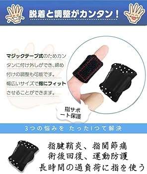 Amazon | KNTARU 指 サポーター 4枚セット 強力 固定 腱鞘